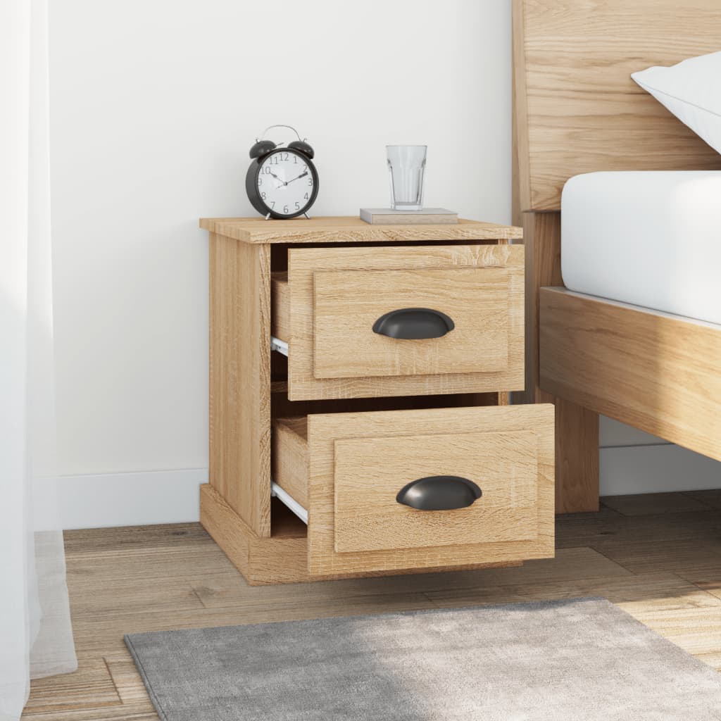 Bedside Cabinet 39x39x47,5 cm Engineered Wood Sonoma oak