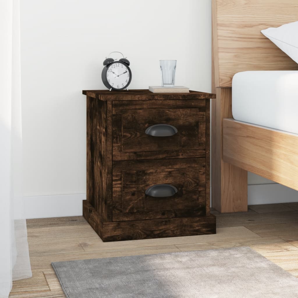 Bedside Cabinet 39x39x47,5 cm Engineered Wood Smoked oak