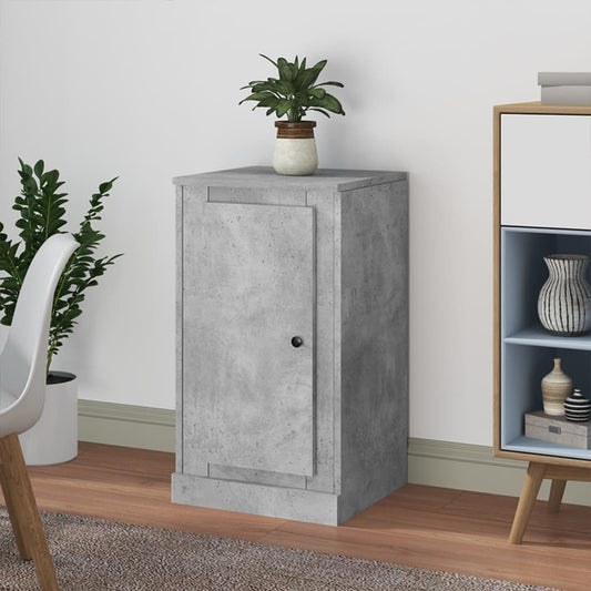 vidaXL Sideboard Concrete Grey 37.5x35.5x67.5 cm Engineered Wood