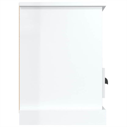 TV Cabinet 100x35x50 cm Engineered Wood High gloss white