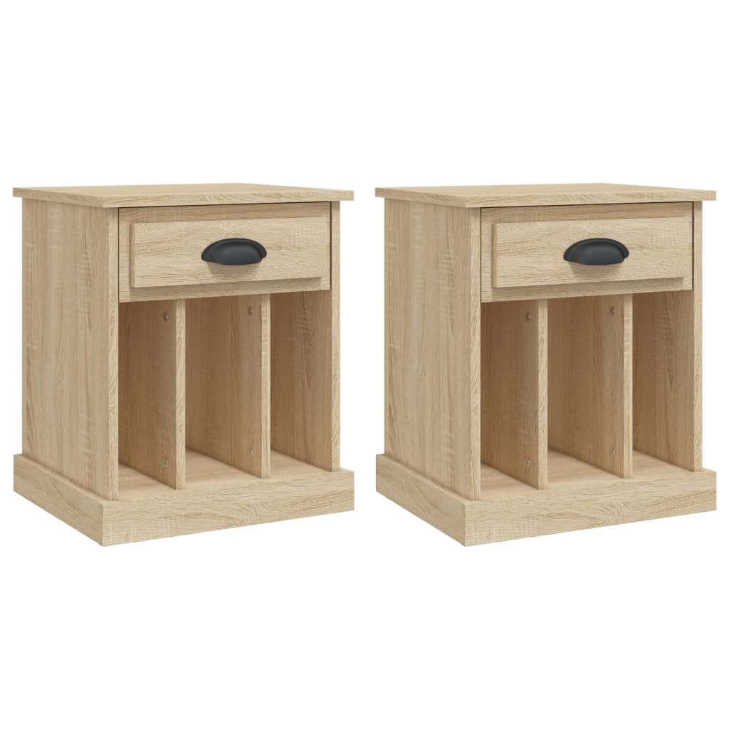 Bedside Cabinets 43x36x50 cm Sonoma oak