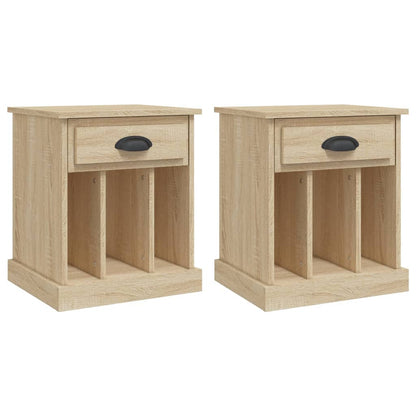 Bedside Cabinets 43x36x50 cm Sonoma oak