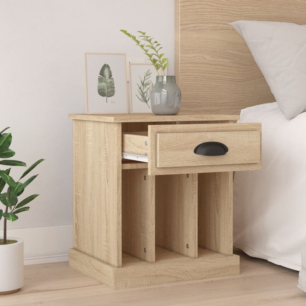 Bedside Cabinets 43x36x50 cm Sonoma oak