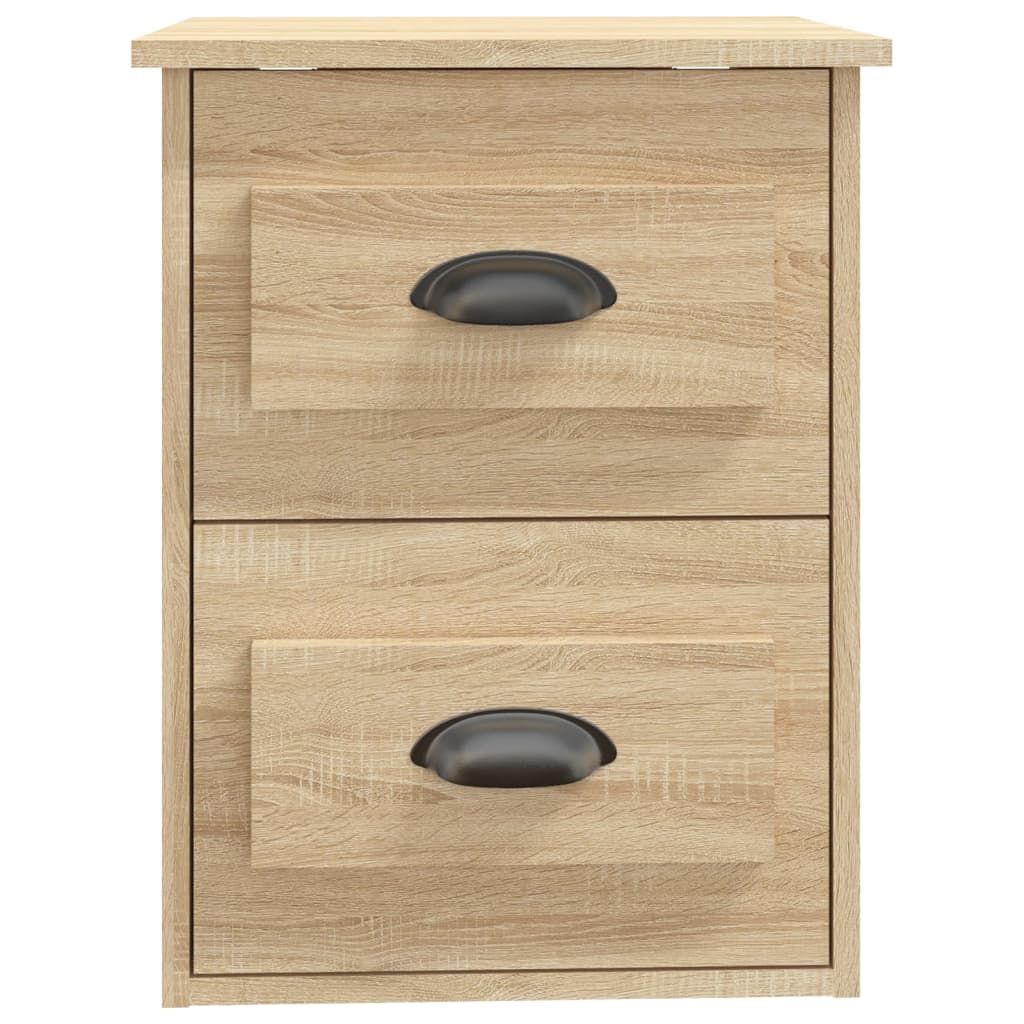 vidaXL Wall-mounted Bedside Cabinets 2 pcs Sonoma Oak 41.5x36x53cm