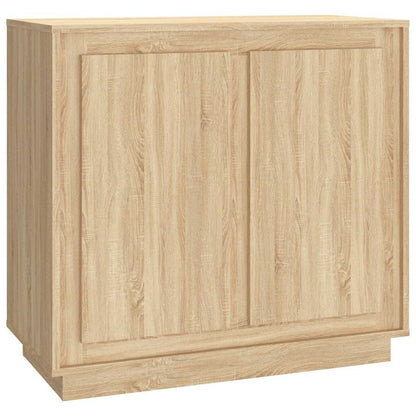 Sideboard 80x34x75 cm Engineered Wood Sonoma oak