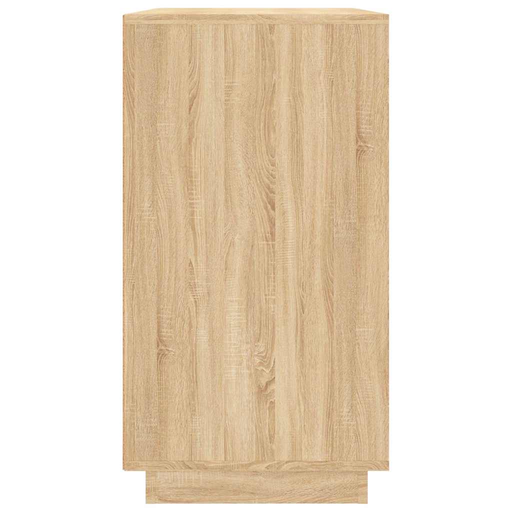 Sideboard 80x34x75 cm Engineered Wood Sonoma oak