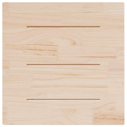 Table Top 40x40x2.5 cm Solid Wood Pine Square Natural 80 cm 80 cm