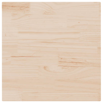 Table Top 40x40x2.5 cm Solid Wood Pine Square Natural 80 cm 80 cm