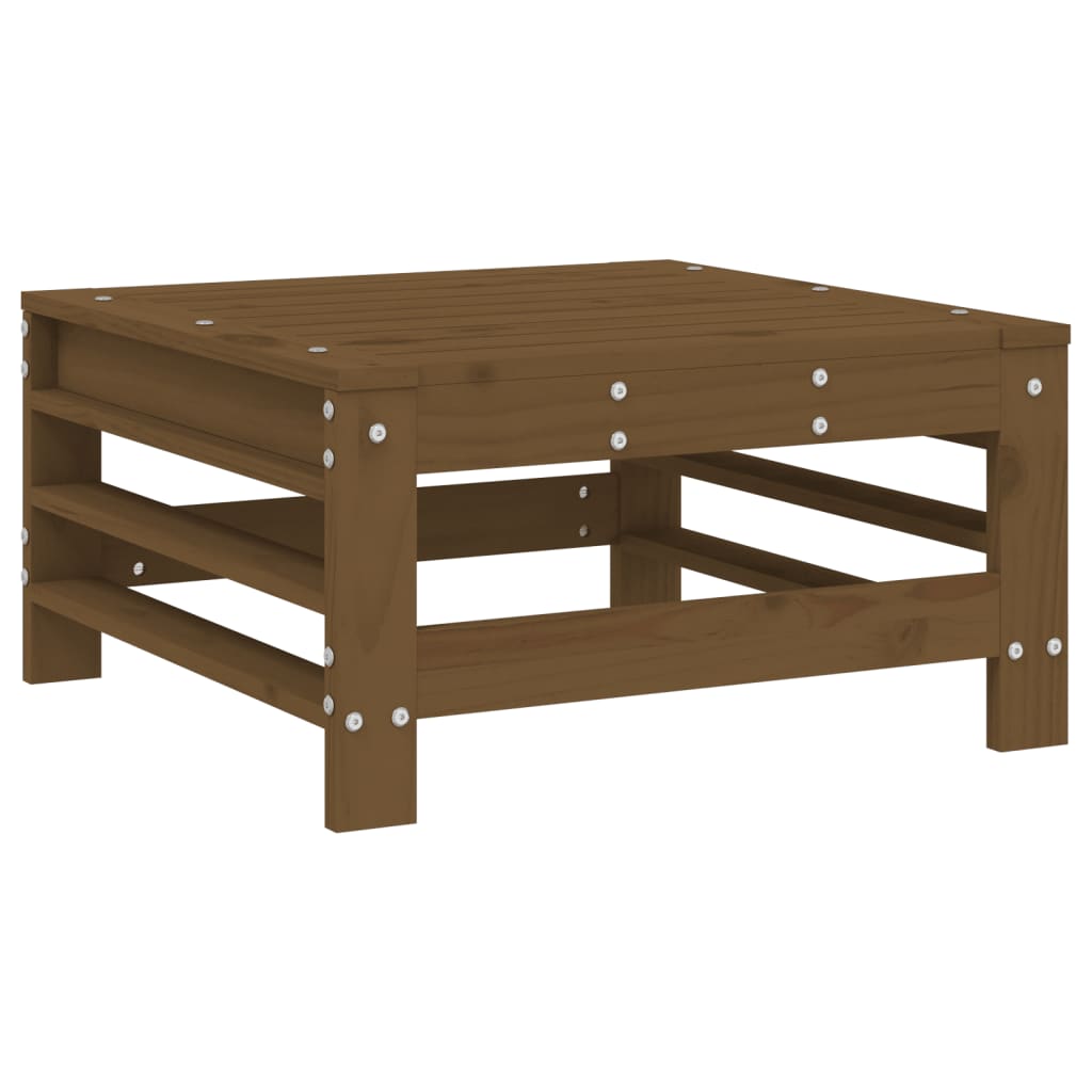Cushions Grey Solid Wood Pine Honey brown pine Footrest