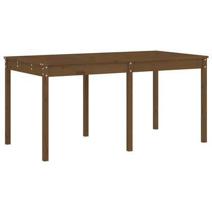 vidaXL 13 Piece Garden Dining Set Honey Brown Solid Wood Pine 5