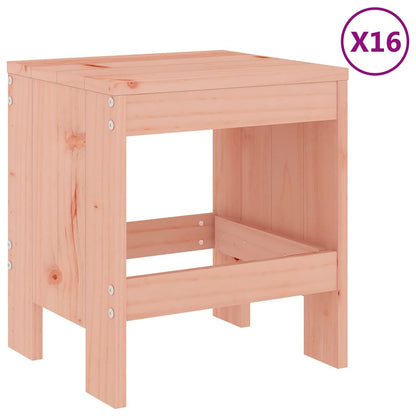 vidaXL 17 Piece Garden Dining Set Solid Wood Douglas 3