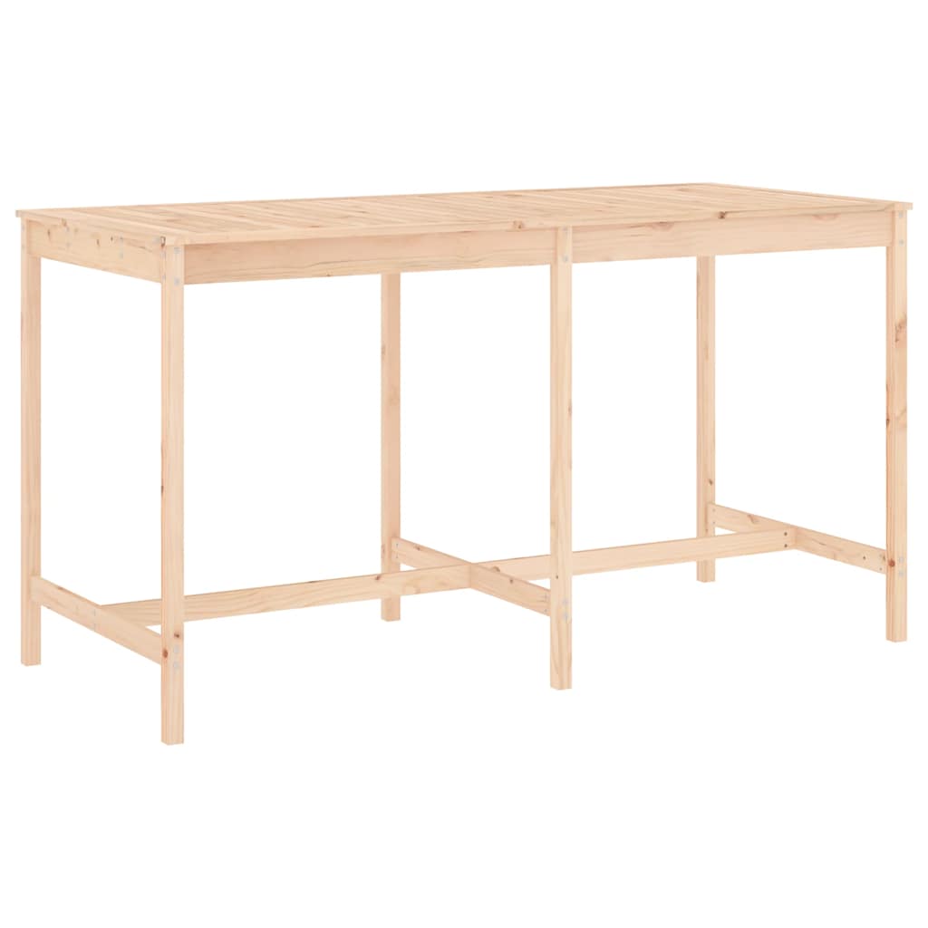vidaXL 9 Piece Garden Bar Set Solid Wood Pine 5