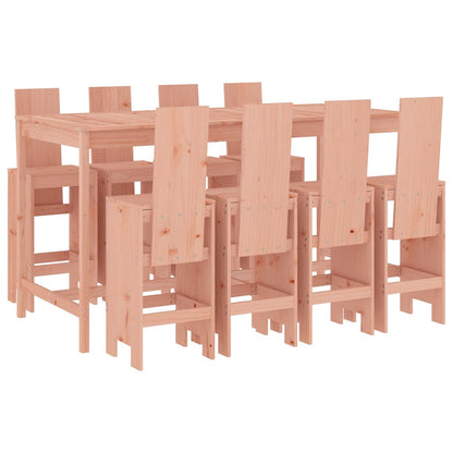 vidaXL 9 Piece Garden Bar Set Solid Wood Douglas 2