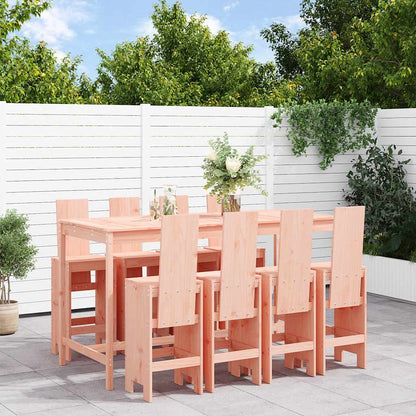 vidaXL 9 Piece Garden Bar Set Solid Wood Douglas 1