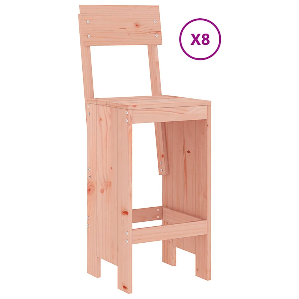 vidaXL 9 Piece Garden Bar Set Solid Wood Douglas 3