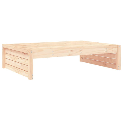Garden 120x80 cm Solid Wood Pine Natural pine Footrest