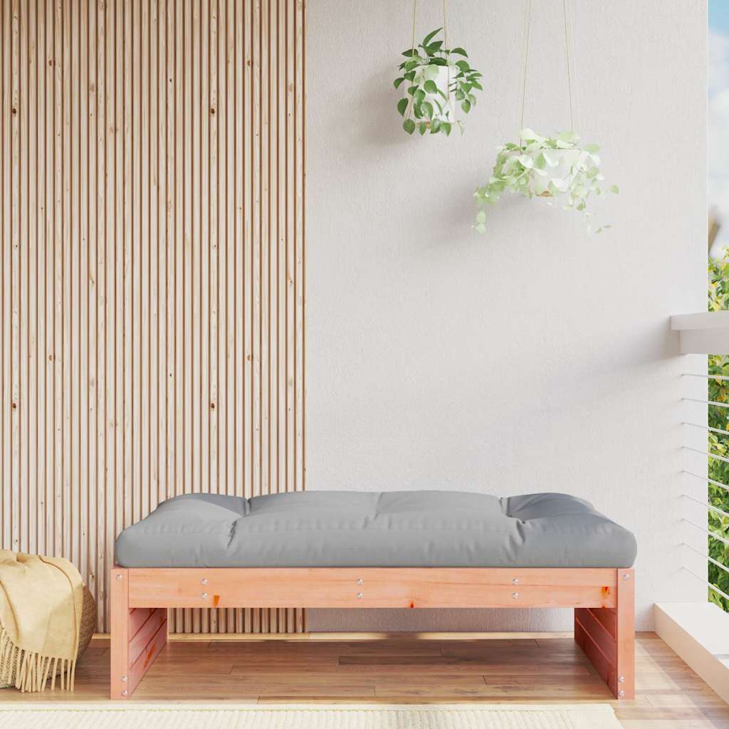 Garden 120x80 cm Solid Wood Pine Natural douglas Footrest
