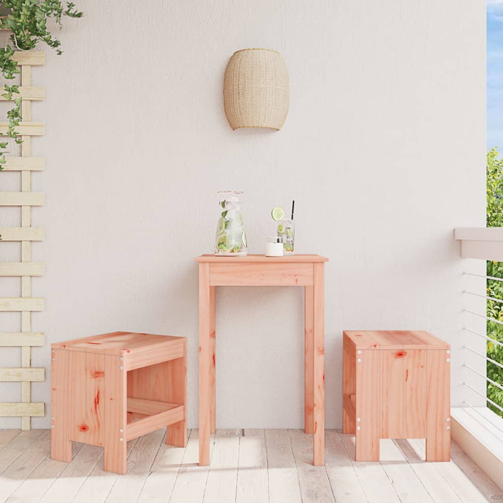 Bar Stools 2 pcs Solid Wood Pine Natural douglas 40 x 36 x 45 cm