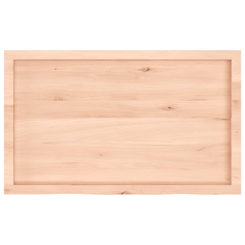 Wall Shelf 40x60x(2-4) Untreated Solid Wood Oak Natural 100 cm