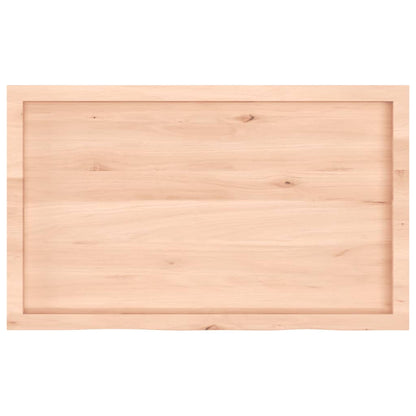 Wall Shelf 40x60x(2-4) Untreated Solid Wood Oak Natural 100 cm