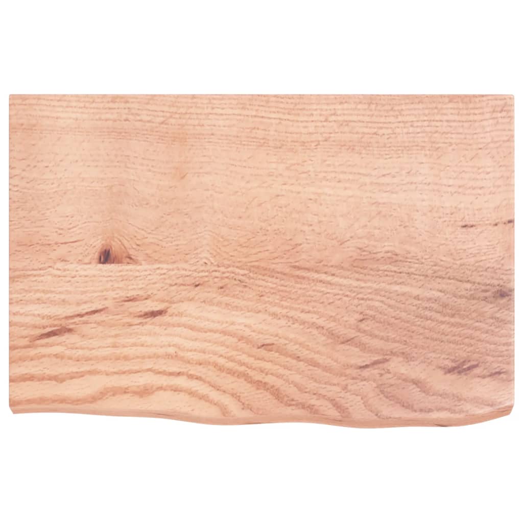 Wall Shelf 40x40x(2-4) Treated Solid Wood Oak Light Brown 60 cm