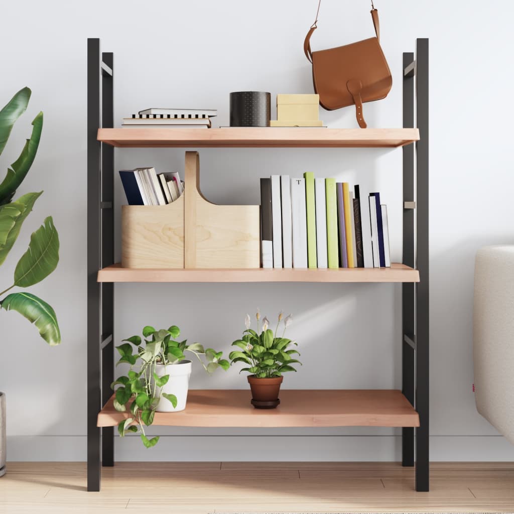 Wall Shelf 40x50x(2-4) Treated Solid Wood Oak Light Brown 80 cm