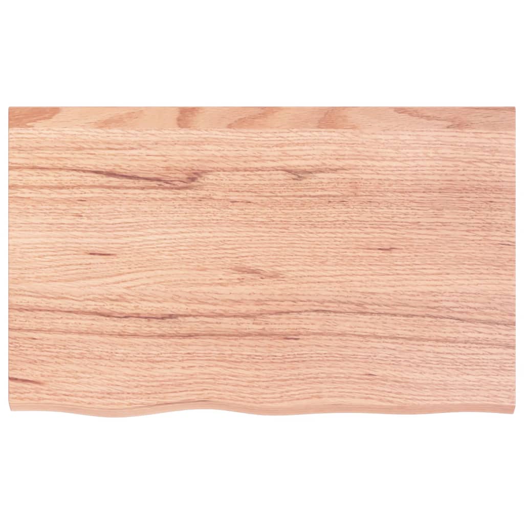 Wall Shelf 40x50x(2-4) Treated Solid Wood Oak Light Brown 80 cm
