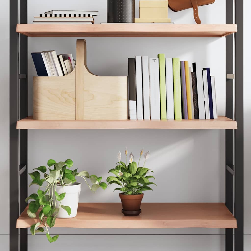 Wall Shelf 40x50x(2-4) Treated Solid Wood Oak Light Brown 100 cm