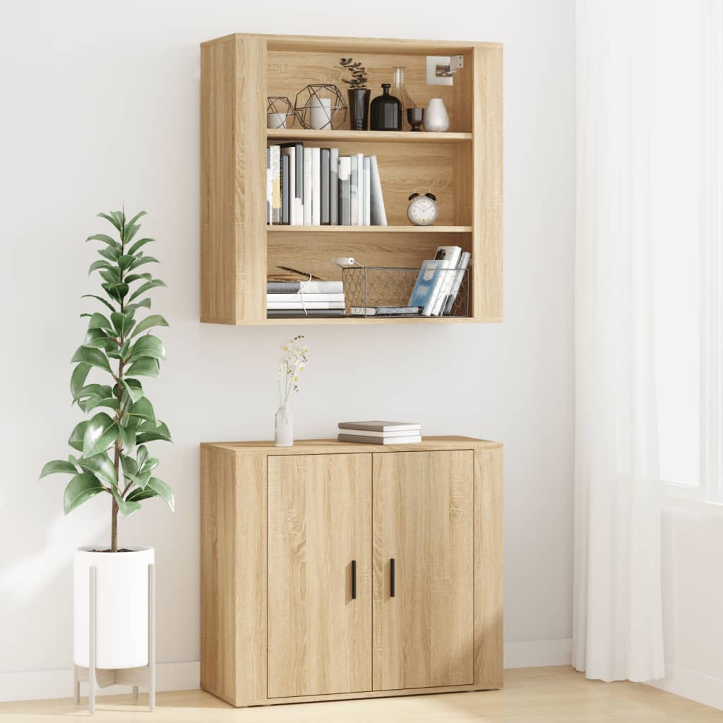 Highboard Engineered Wood Sonoma oak