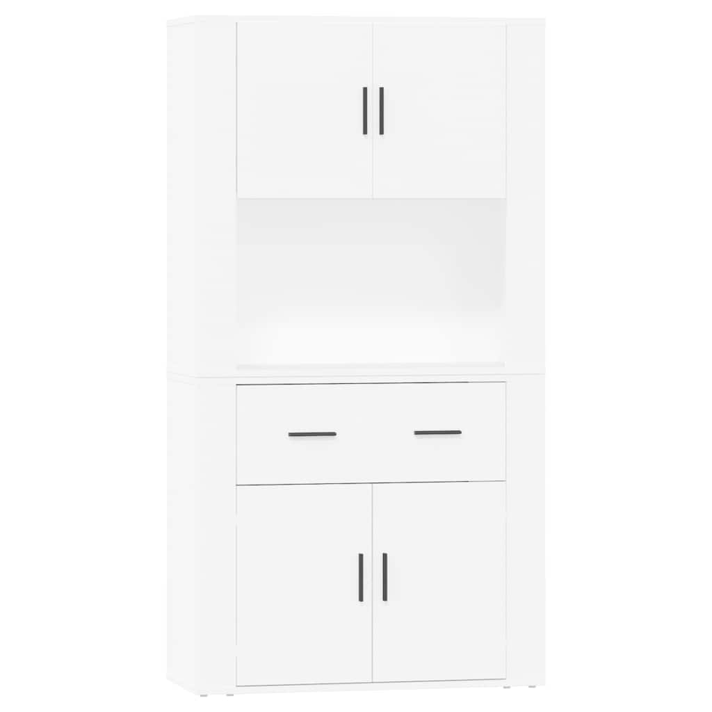 Highboard Engineered Wood White