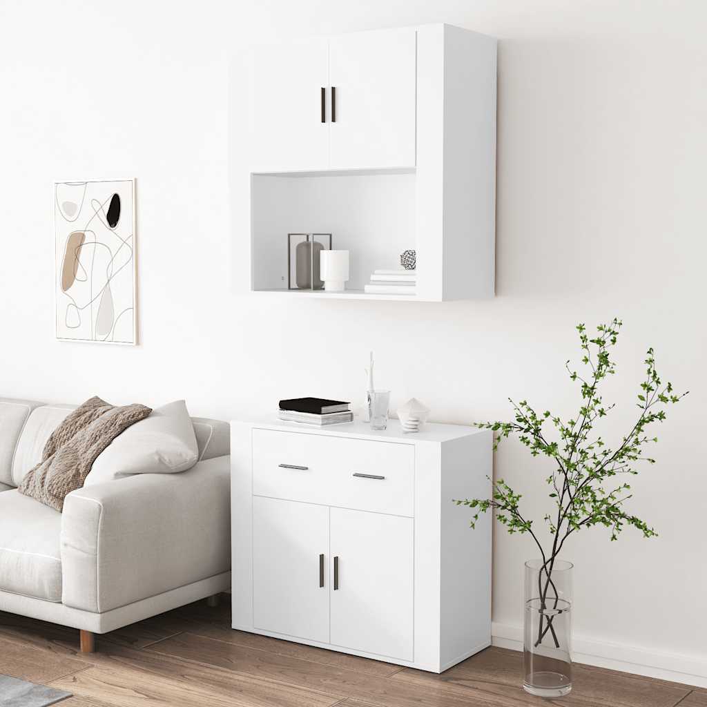 Highboard Engineered Wood White