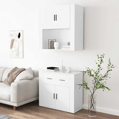 Highboard Engineered Wood White