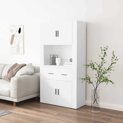 Highboard Engineered Wood White