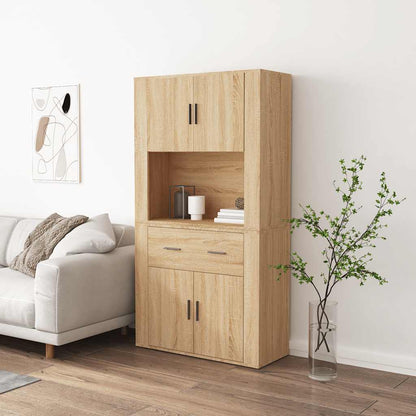 Highboard Engineered Wood Sonoma oak