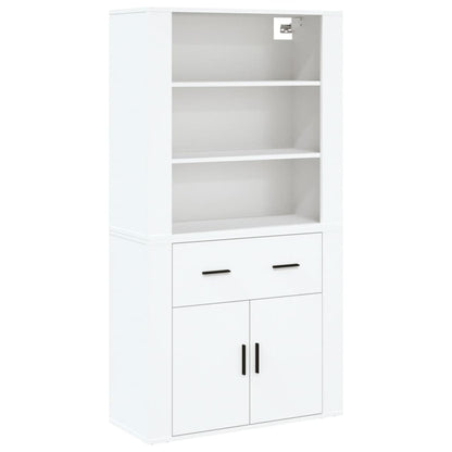 vidaXL Highboard White Engineered Wood