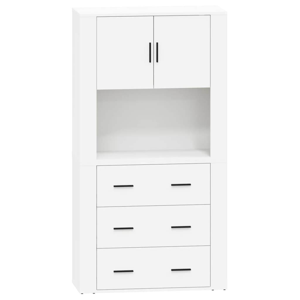 Highboard Engineered Wood White