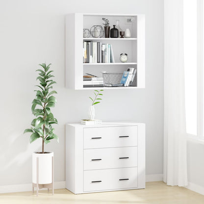 Highboard Engineered Wood White