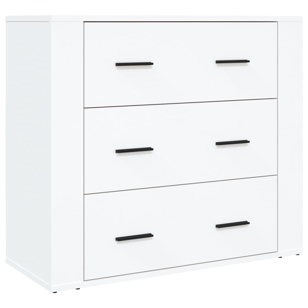 Highboard Engineered Wood White