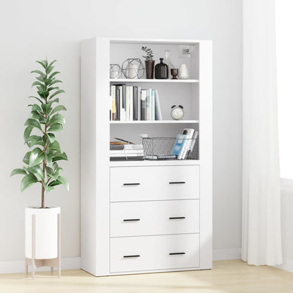 Highboard Engineered Wood White