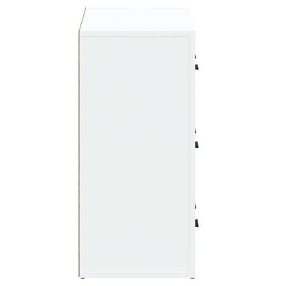 Sideboards 2 pcs Engineered Wood White