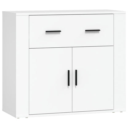 vidaXL Sideboards 3 pcs White Engineered Wood 5