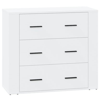 vidaXL Sideboards 3 pcs White Engineered Wood 6