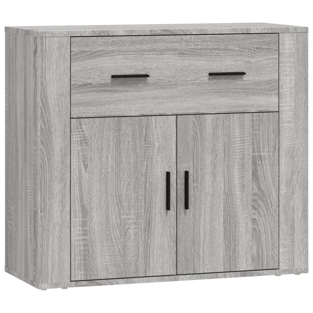 vidaXL Sideboards 3 pcs Grey Sonoma Engineered Wood 6