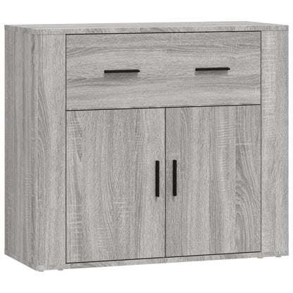 vidaXL Sideboards 3 pcs Grey Sonoma Engineered Wood 6