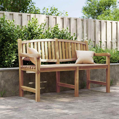 Garden Bench Solid Teak Wood 149.5 cm 90 cm 60 cm