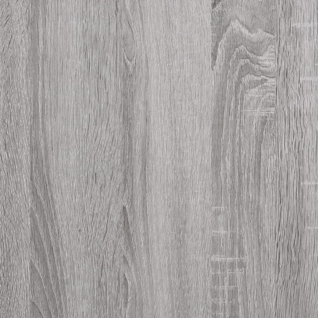 3 Piece Bathroom Cabinet Set Engineered Wood Grey sonoma