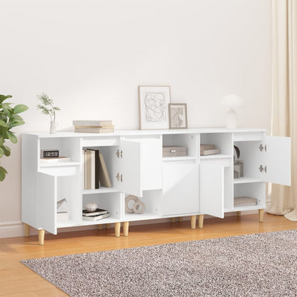 Sideboards 60x35x70 cm Engineered Wood 3 pcs White