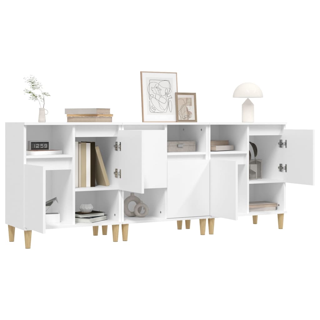 Sideboards 60x35x70 cm Engineered Wood 3 pcs White