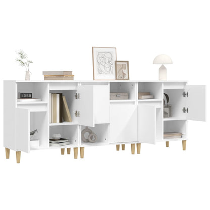 Sideboards 60x35x70 cm Engineered Wood 3 pcs White