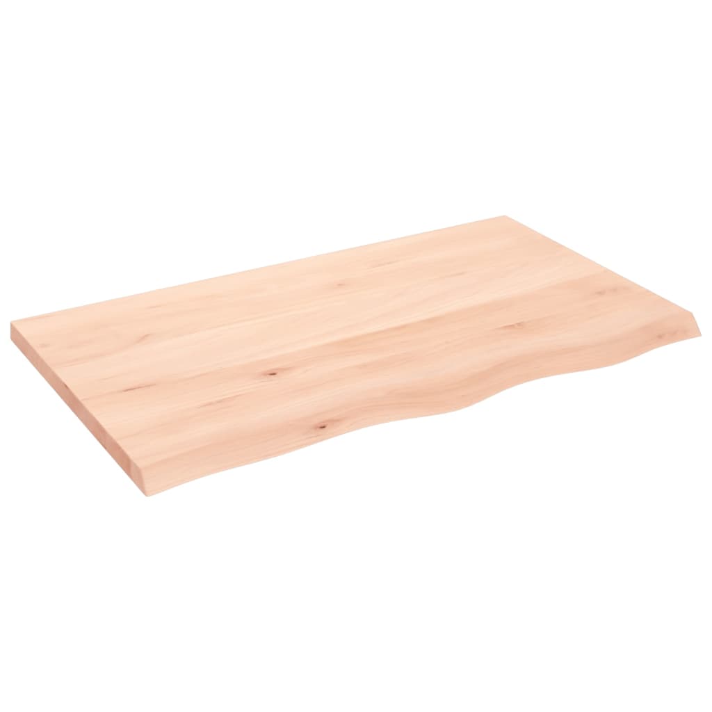 Bathroom Countertop 40x60x(2-4) Untreated Solid Wood Natural 100 cm